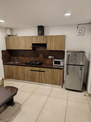 Kitchen in  Builder Floor at Ansal Boom Plaza, Sushant Lok Iii – for Rent