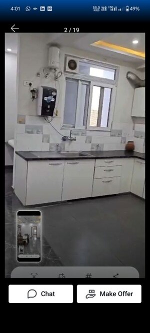 Kitchen in 2 BHK Apartment at Balmikinagar – for Rent