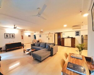 Living Room in 4 BHK Apartment at Kanakia Paris, Bandra East – for Rent