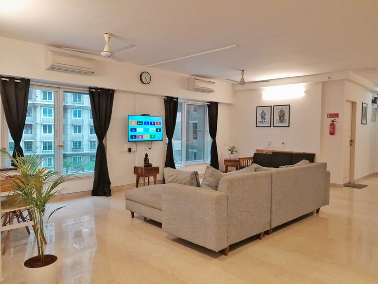 Living Room, kanakia-paris 4 Bedroom 1600 Sq.Ft. Apartment In Bandra East Mumbai 10324122