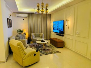 Living Room in 2 BHK Apartment at The Address Mullanpur, North Mullanpur – for Rent