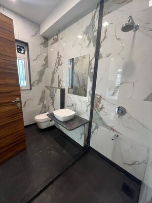 Attached Bathroom in 3 BHK Apartment at Suvidha Emerald, Dadar West – for Rent