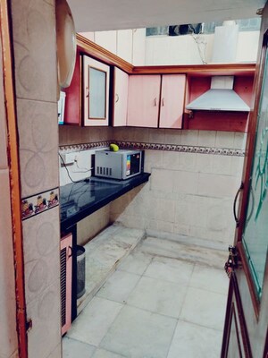 Kitchen in 2 BHK Builder Floor at Rajouri Garden – for Rent