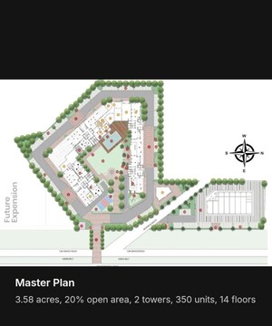 Master Plan in 4 BHK Apartment at Prosper Epic Homes, Sector 89 – for Sale