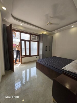 Bedroom in 2 BHK Builder Floor at Chattarpur – for Rent
