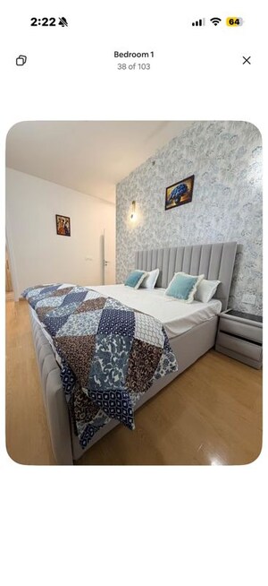 Bedroom in 3 BHK Builder Floor at Rajouri Garden – for Rent