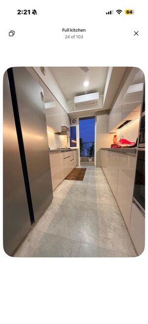 Kitchen in 3 BHK Builder Floor at Rajouri Garden – for Rent