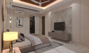 Living Room in 4 BHK Builder Floor at BPTP Amstoria, Sector 102 – for Sale