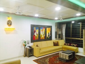 Living Room in 5 BHK Apartment at Oberoi Realty Woods, Goregaon East – for Rent