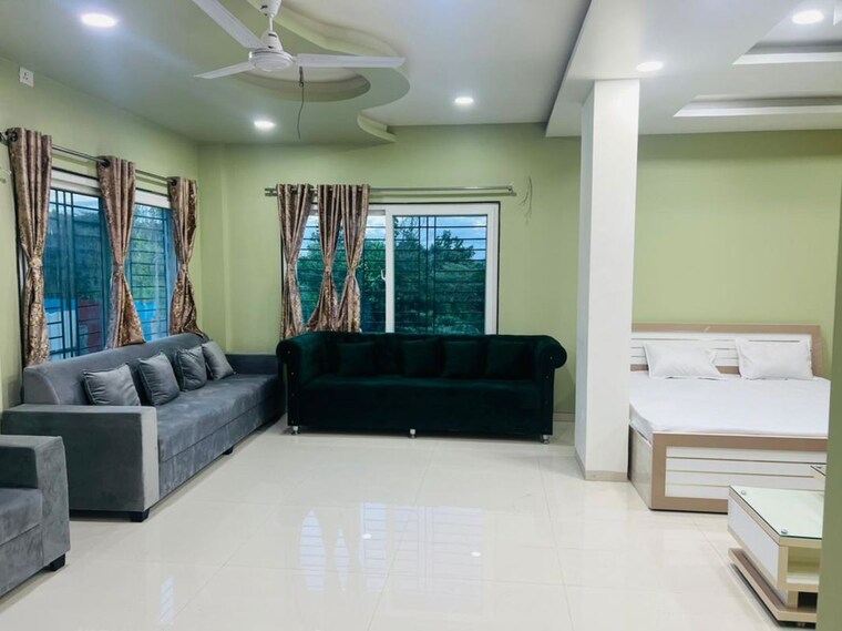 Living Room, raviraj-patang-plaza 3 Bedroom 1500 Sq.Ft. Apartment In Katraj Pune 10324424