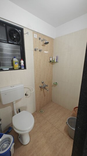 Bathroom in 3 BHK Apartment at Pashan – for Rent
