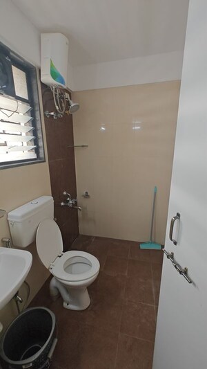 Bathroom in 3 BHK Apartment at Pashan – for Rent