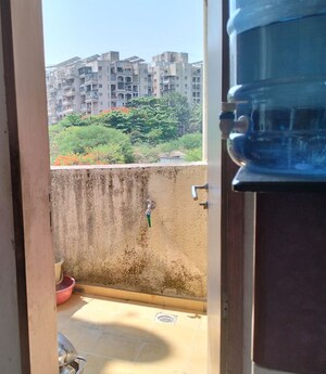 Balcony in 2.5 BHK Apartment at Jairaj Lake Town, Katraj – for Sale