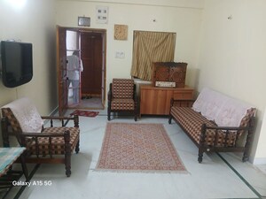 Living Room in 3 BHK Apartment at DV Township, A S Rao Nagar – for Rent