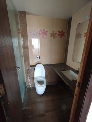 Bathroom in 3 BHK Apartment at Paradise Sai Pearls, Kharghar – for Rent
