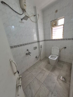 Bathroom in 3 BHK Apartment at Someshwar Nagar – for Rent