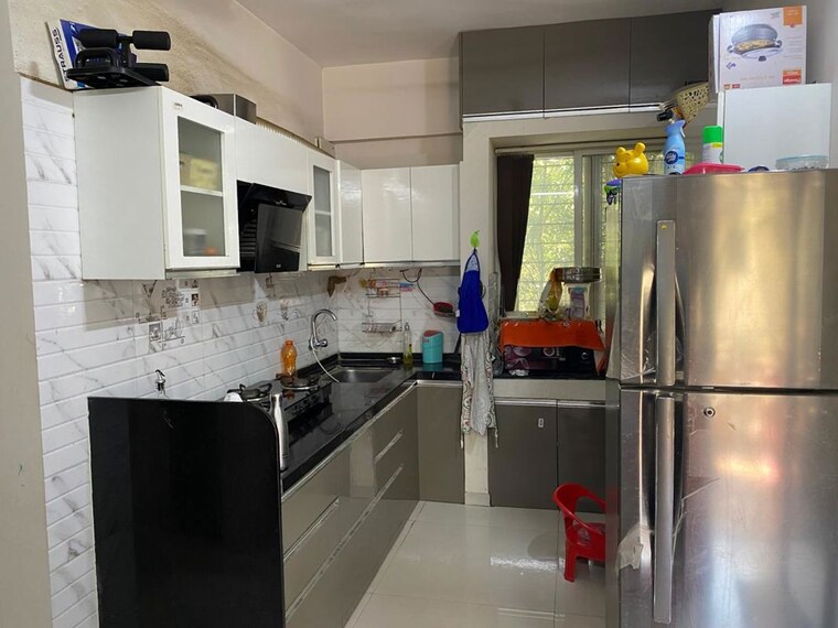 Kitchen, awesome-residency 2 Bedroom 1050 Sq.Ft. Apartment In Baner Pune 10324654