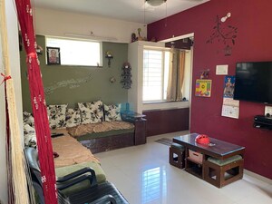 Living Room in 2 BHK Apartment at Awesome Residency, Baner – for Rent