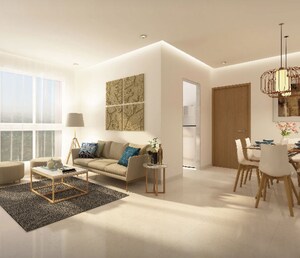 Living Room in 3 BHK Apartment at Kandivali East – for Sale