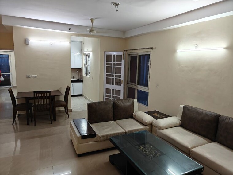 Living Room, upavp-ganga-yamuna-and-hindon-enclave 3 Bedroom 1375 Sq.Ft. Apartment In Pratap Vihar Ghaziabad 10324812