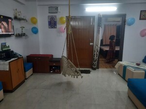 Living Room in 3 BHK Apartment at New Town – for Rent