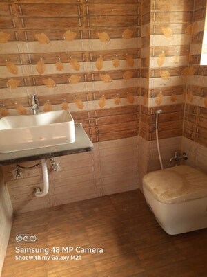 Bathroom in 3 BHK Apartment at New Town – for Rent