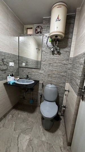 Bathroom in 2.5 BHK Apartment at Dwarka – for Rent