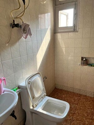 Bathroom in 2 BHK Apartment at Dwarka – for Rent