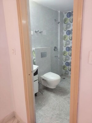 Bathroom in 2 BHK Apartment at Dwarka – for Rent