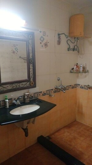 Bathroom in 3 BHK Apartment at Enpar Lotus Residency, Lower Parel – for Rent