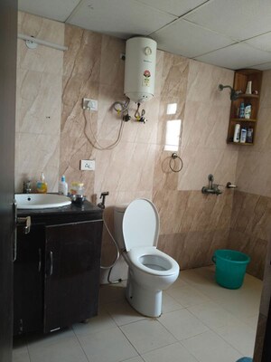 Bathroom in 3 BHK Apartment at Nimbus The Hyde park, Sector 78 – for Rent