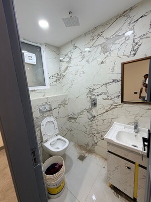 Bathroom in 2 BHK Builder Floor at Chattarpur – for Rent