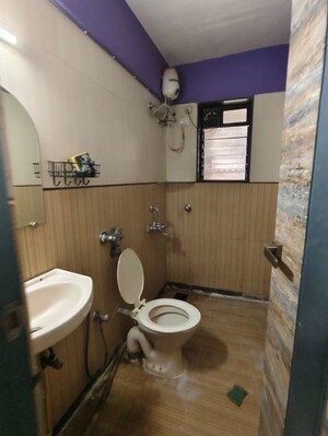 Bathroom in 2 BHK Apartment at Lalani Residency, Kavesar – for Rent