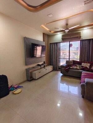 Living Room in 2 BHK Apartment at Lalani Residency, Kavesar – for Rent