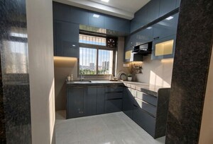 Kitchen in 2 BHK Apartment at Runwal Eirene, Balkum Pada – for Rent