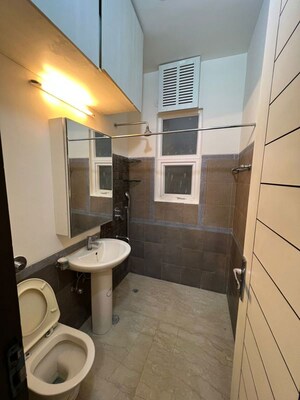 Bathroom in 4 BHK Builder Floor at Safdarjung Enclave – for Sale