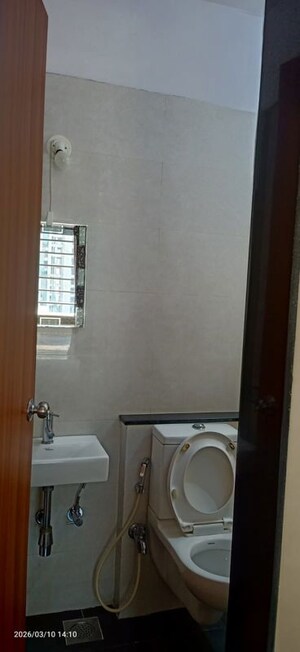 Bathroom in 1 BHK Apartment at Lodha Amara, Kolshet Road – for Rent