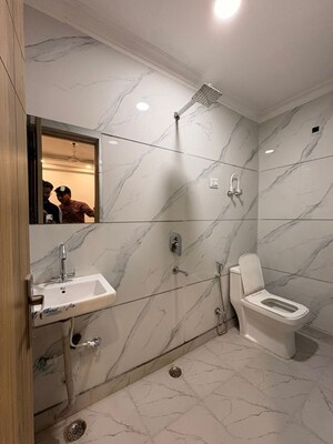 Bathroom in 2 BHK Builder Floor at Neb Sarai – for Rent