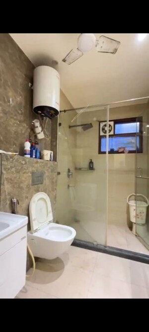 Bathroom in 1 BHK Independent House at RWA Apartments, Sector 31 – for Rent