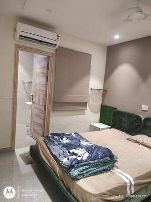 Bedroom in 3.5 BHK Builder Floor at Freedom Fighters Enclave – for Rent