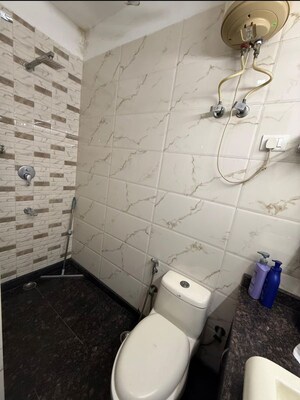 Bathroom in 3 BHK Builder Floor at Chittaranjan Park – for Rent