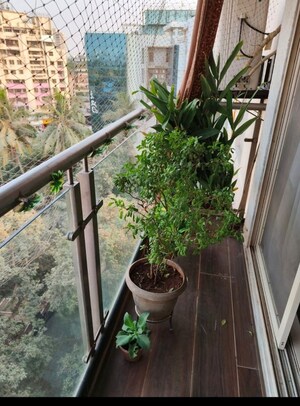 Balcony in 2 BHK Apartment at Purnima CHS Naupada, Naupada – for Sale