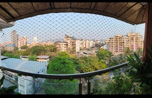 Balcony in 2 BHK Apartment at Kamal Apartment Teen Hath Naka, Louis Wadi – for Sale