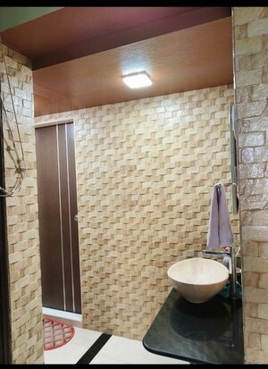 Bathroom in 2 BHK Apartment at Kamal Apartment Teen Hath Naka, Louis Wadi – for Sale