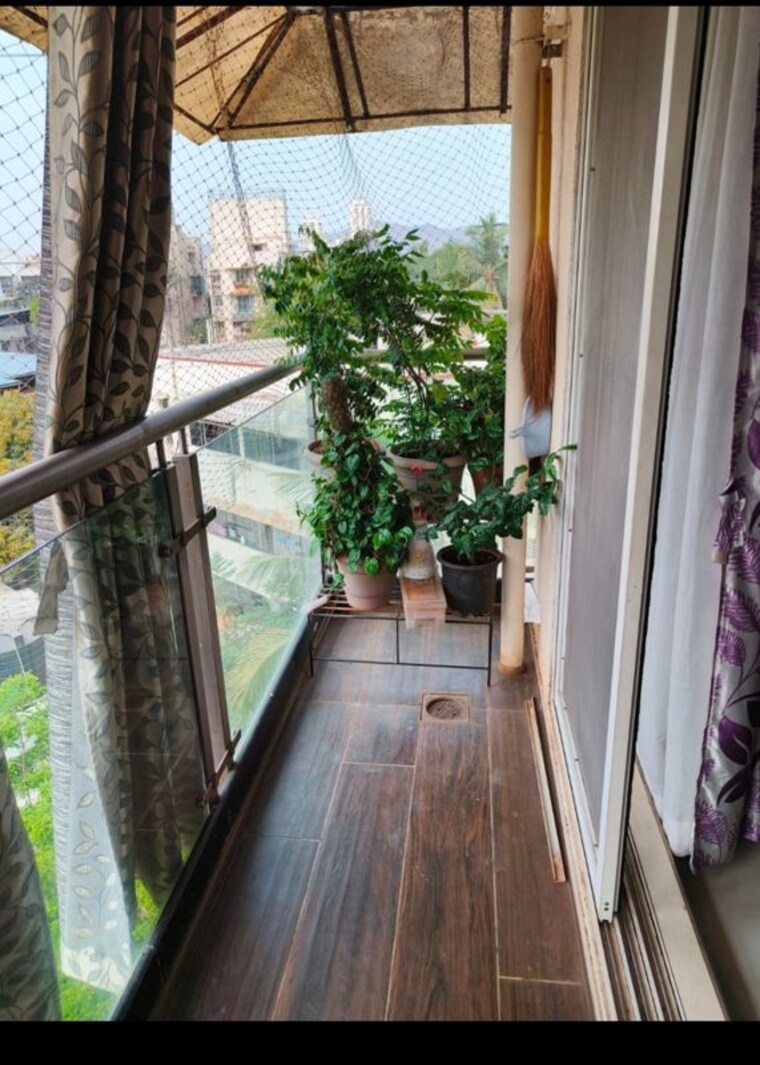 Balcony, kamal-apartment-teen-hath-naka 2 Bedroom 800 Sq.Ft. Apartment In Louis Wadi Thane 10325342