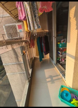 Balcony in 2 BHK Apartment at Kamal Apartment Teen Hath Naka, Louis Wadi – for Sale