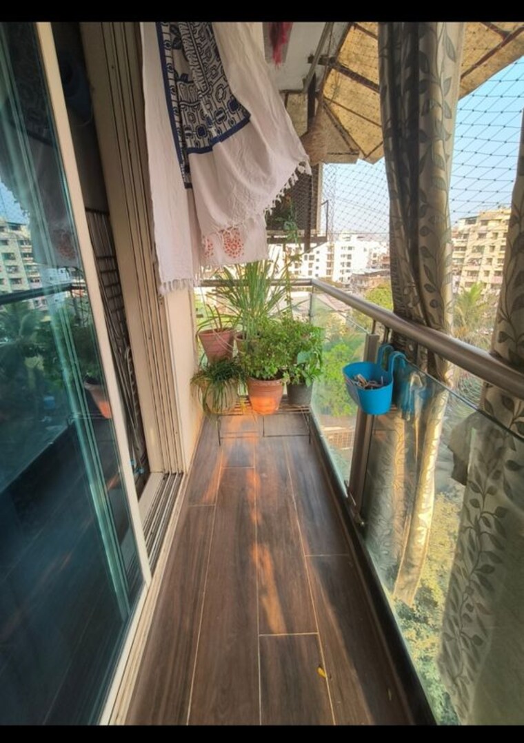 Balcony, kamal-apartment-teen-hath-naka 2 Bedroom 800 Sq.Ft. Apartment In Louis Wadi Thane 10325342