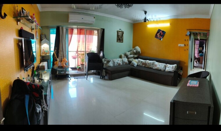 Living Room, kamal-apartment-teen-hath-naka 2 Bedroom 800 Sq.Ft. Apartment In Louis Wadi Thane 10325342