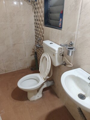 Bathroom in 1 BHK Apartment at Hubtown Greenwoods, Vartak Nagar – for Rent