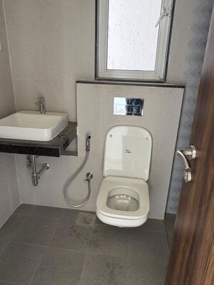 Bathroom in 2 BHK Apartment at Sheth Avante, Kanjurmarg West – for Rent